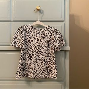 NWT Kate Quinn leopard print top